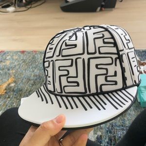 Authentic Fendi California Sky Baseball Hat